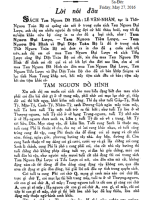 Tam Ngươn Đồ Hình – Lê Văn Nhàn