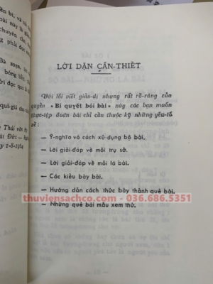 Bí Quyết Bói Bài - Theo Khoa Học Rất Linh Nghiệm - Lê Đang